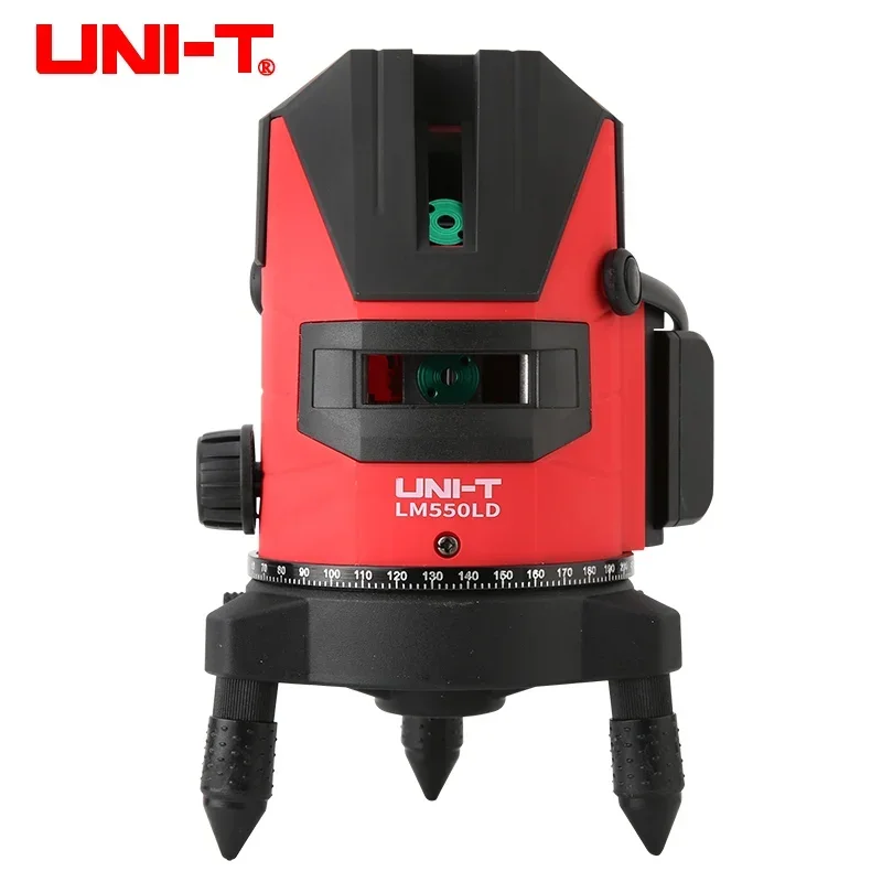 Лазерный уровень UNI-T LM520LD LM530LD LM550LD 2/3/5 перекрестных линий, самовыравнивающийся на 360 градусов, вращающийся на 360 градусов зеленый лазер, инструменты для наружного выравнивания