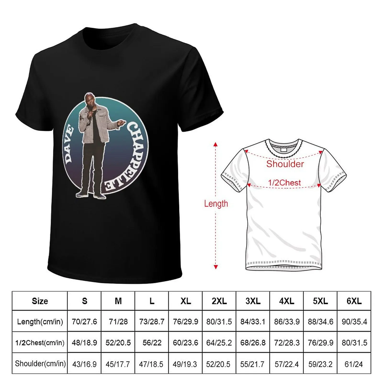 Dave Chappelle T-Shirt Big and Tall Loose Fit T-Shirt