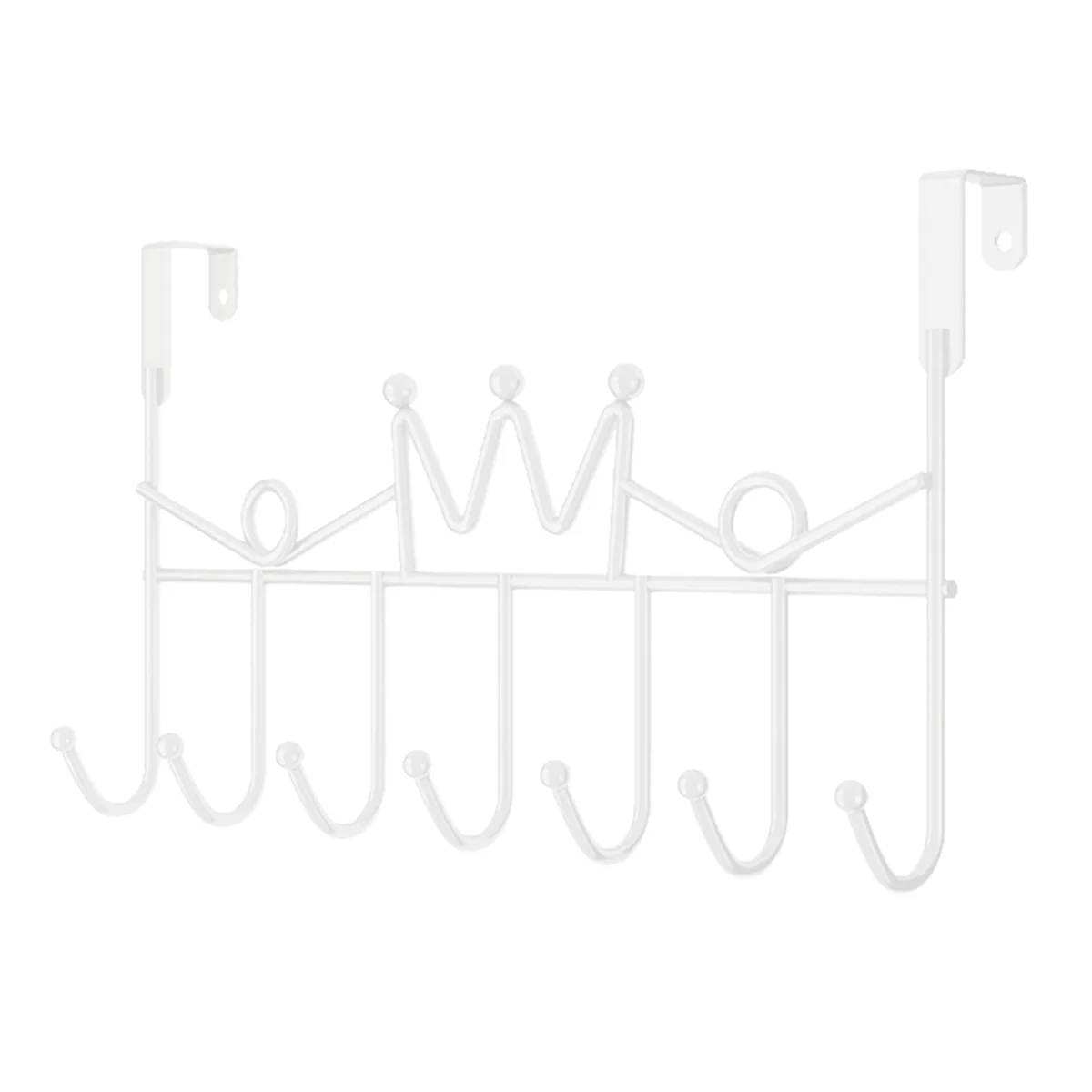 

2Pcs over the Door Hooks for Hanging, Towel, Purse, Backpack, Hat, Modern Organizer for Living Room, Bathroom, Bedroom,C