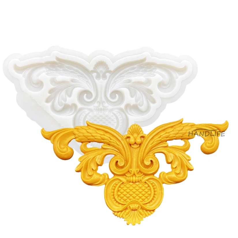 Flower Relief Border Silicone Sugarcraft Chocolate Cupcake Baking Mold Resin Tools Fondant Cake Decorating Tools