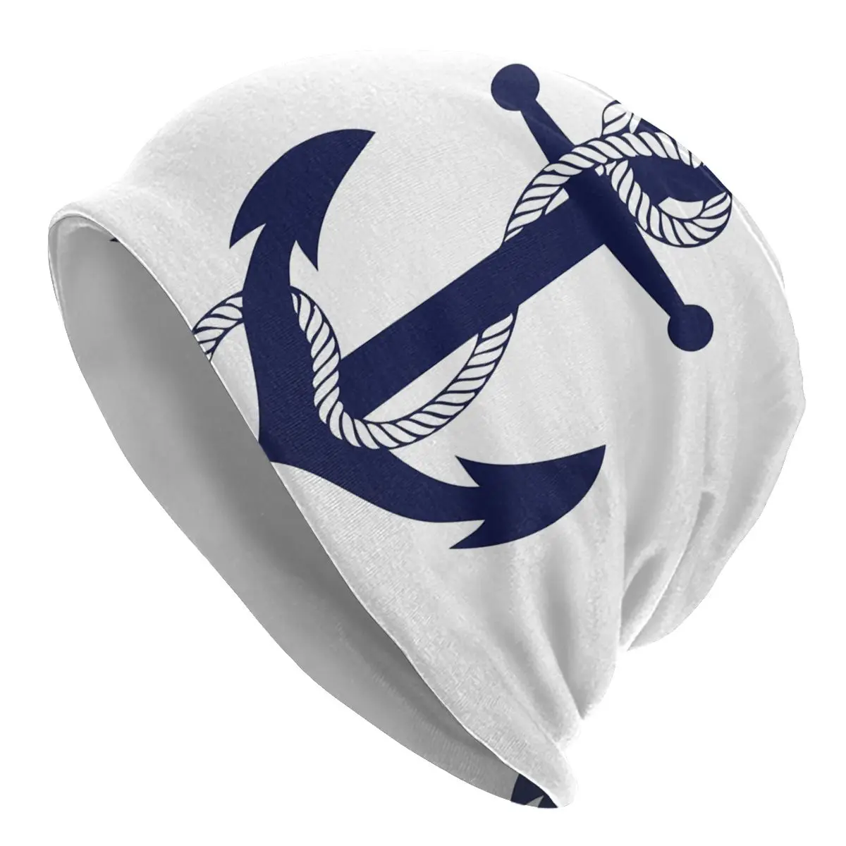 Special Thin Skullies Beanies Outdoor Caps For Men Women Nautical Anchor Ski Caps Bonnet Hats