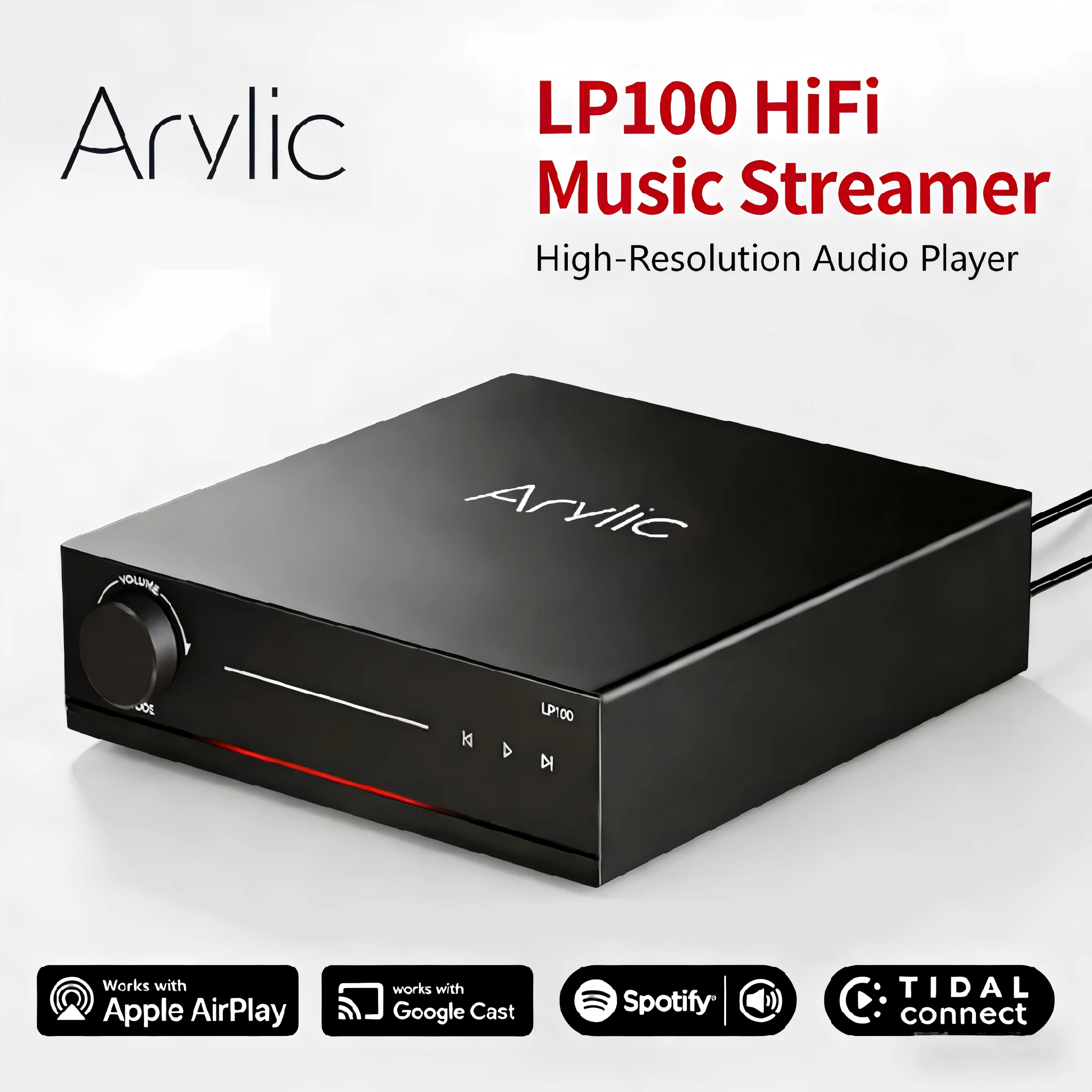 

Arylic LP100 HiFi Music Streamer | High-Resolution Audio Player & Network Streamer