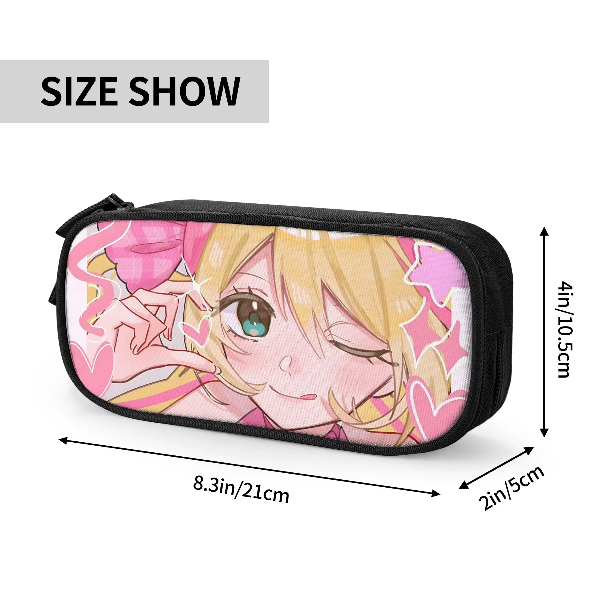 Custom Pretty Cure Large Capacity Bags for Child  School Pencil Bag for Boys Gilrs Kids
