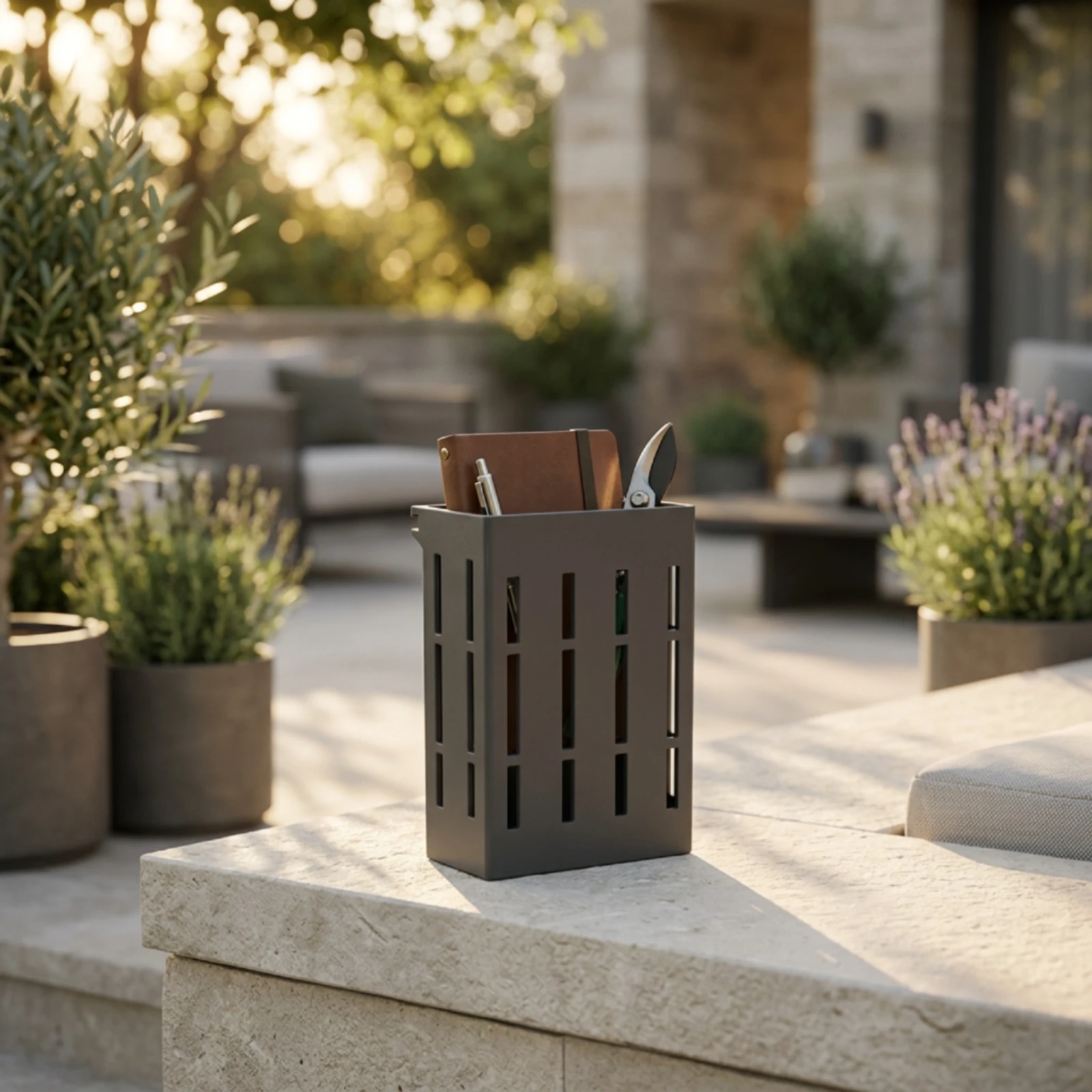 Aquatic Fish Habitat Plant Holder Slotted Water Plant Pot Edge-Mounted Aquatic Pot Lightweight Hydroponic Planter Box view 6