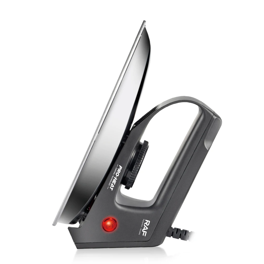 RAF تسليم سريع تصميم نقطة الثلاثي 1000 واط الحديد الجاف الحديد الكهربائية مكواة مسطحة الصحافة المنزل سريعة الكهربائية الحديد الجاف للملابس #2