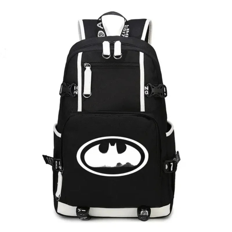 2024 Anime Usa Movie Tv Fashion Bats Print Backpack Students Backpack Computer Bag Travel Bags Man Unisex Fashion Backpacks