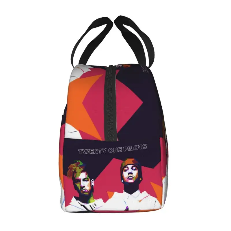 Custom T-Twentys One P-Pilots Creative Insulated Lunch Bags for Camping Travel Waterproof Thermal Cooler Lunch Box Women Kids