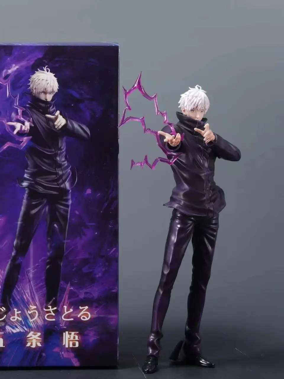 Figurki Jujutsu Kaisen Satoru Gojo Figurka Anime Model Pvc Gk Statua Lalka Ozdoby na Biurko Kolekcja Zabawki Prezent Urodzinowy dla Dzieci — 2