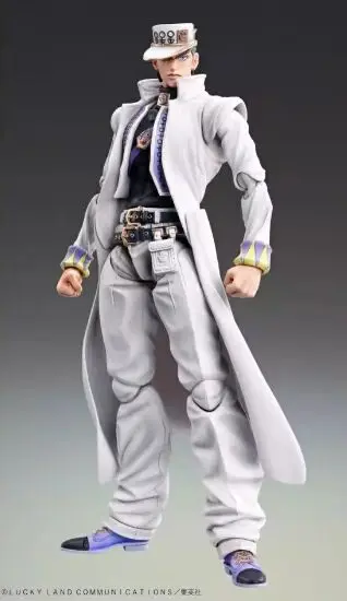 

Original Medicos Kujo Jotaro white model bizarre adventure action figure toy