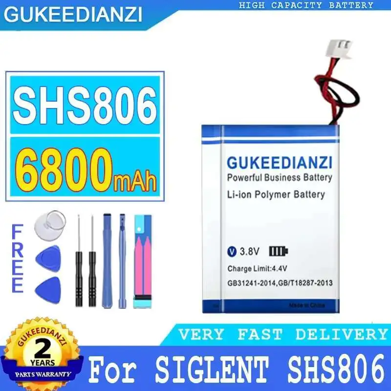 

Safe 6800mAh For Siglent SHS806 Oscilloscope Oscilloscope Battery
