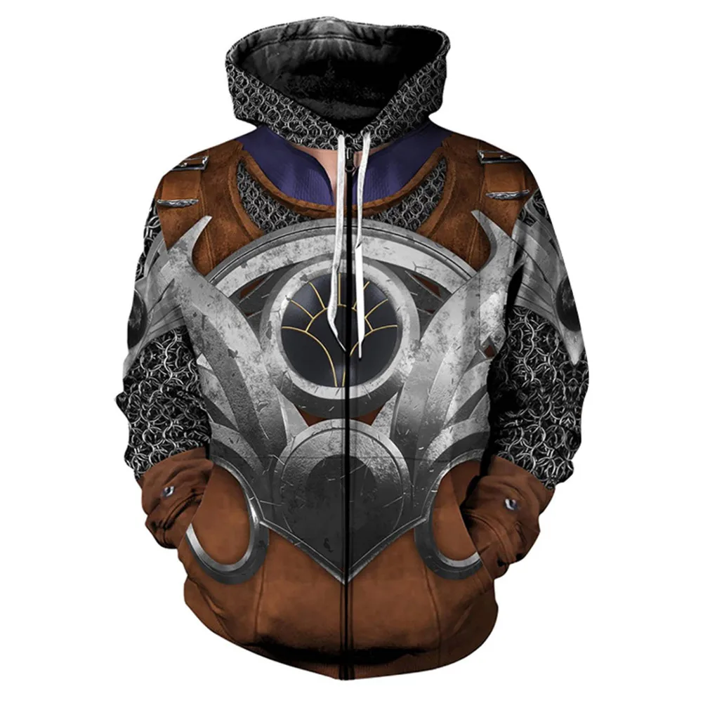 Baldurs Gate 3 Astarion Cosplay Fantasia Costume BG3 Hoodie 3D Printed Hooded Sweatshirt Adult Men Casual Streetwear Pullover