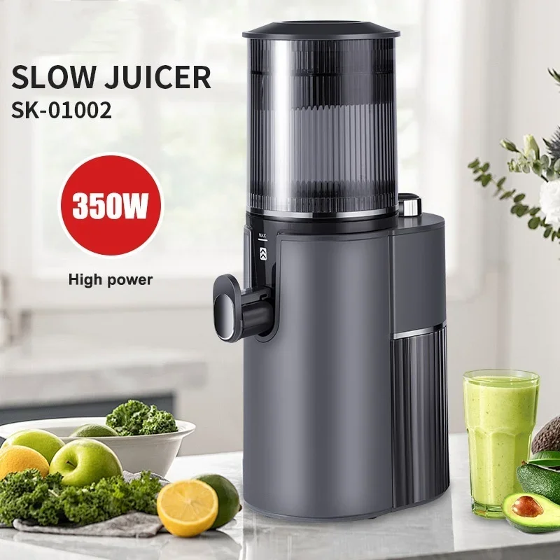 High Quality Big Mouth Slow Juicer Original Fruit Vegetable Juice Cold Press Slow Juicer Machine