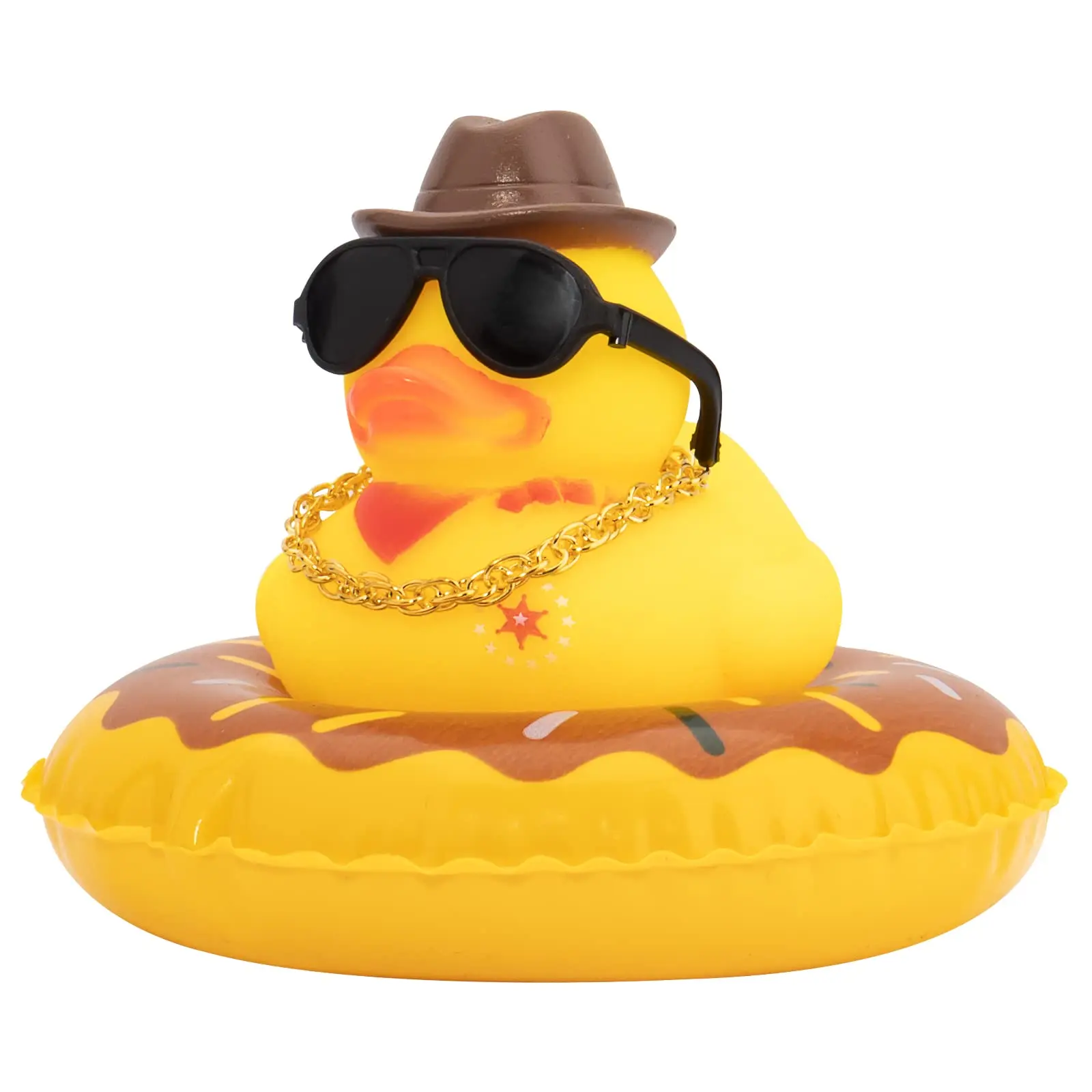 

Cowboy Duck Rubber Duck Car Rubber Duck Decoration Dashboard Ornament