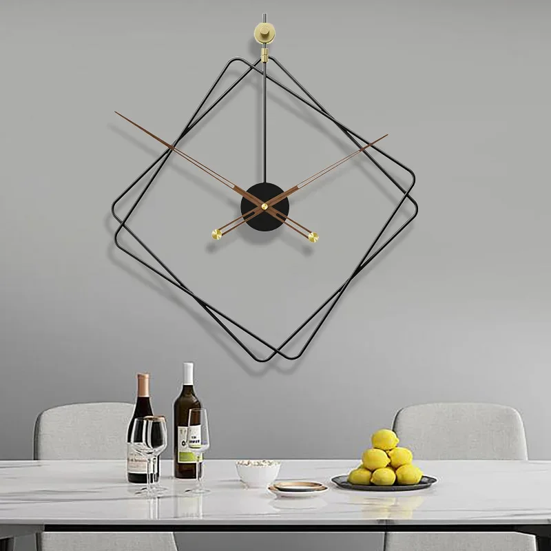 Creative Iron Wall Clock Simple Silent Fashion Design Modern Decor for Living Room Home Office