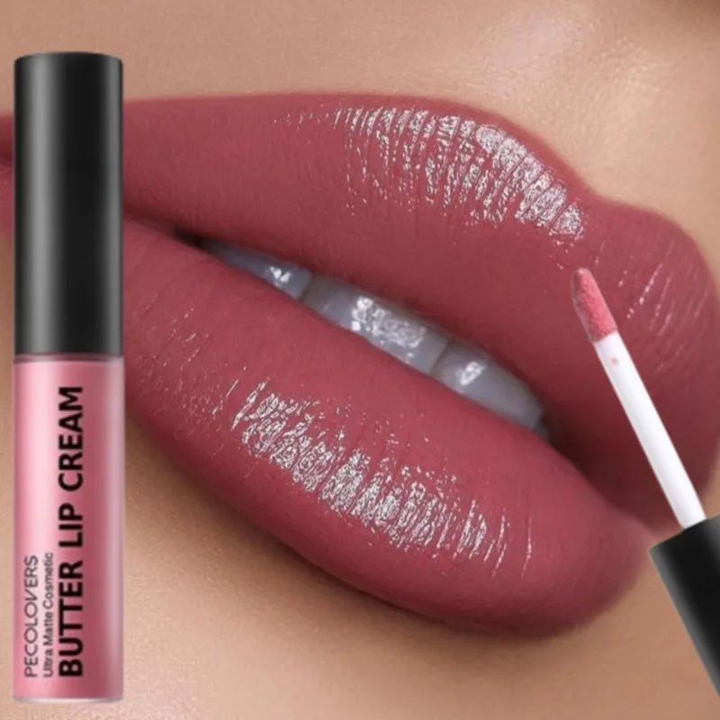 Matter Lippenstift, langlebiger, wasserfester Lippenstift, wischfest, klassischer, hochpigmentierter