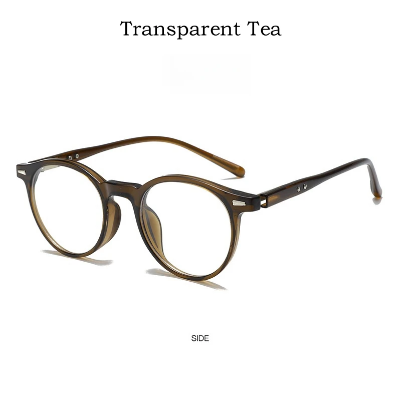Yimaruili ultraleichte Mode tr90 Brille Männer ohne Make-up Retro runde optische Brillen fassungen für Frauen tl715 – Detail 10