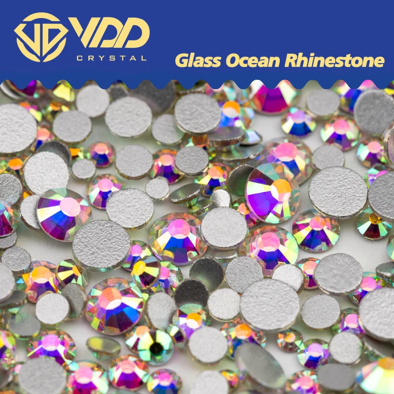 VDD SS3-SS50 High Quality Glass Rhinestones Bright Crystal AB Flatback Glitter Strass Stones For DIY Crafts Nail Art Decoration