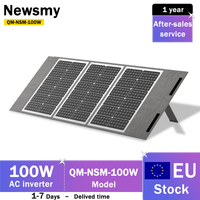 Newsmy QM-NSM-100W 100W Portable Foldable Solar Panel 24.3% Energy Conversion Rate outdoor Waterproof Emergency power solar pane