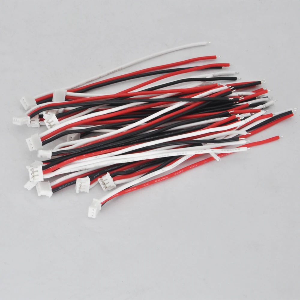 

JST 1.5mm 3Pins Male Plug With 80mm Soft Silicone Wire For RC Mini-z Racing Mosquito Drift Car Futaba Sanwa NB4 Mini Receiver