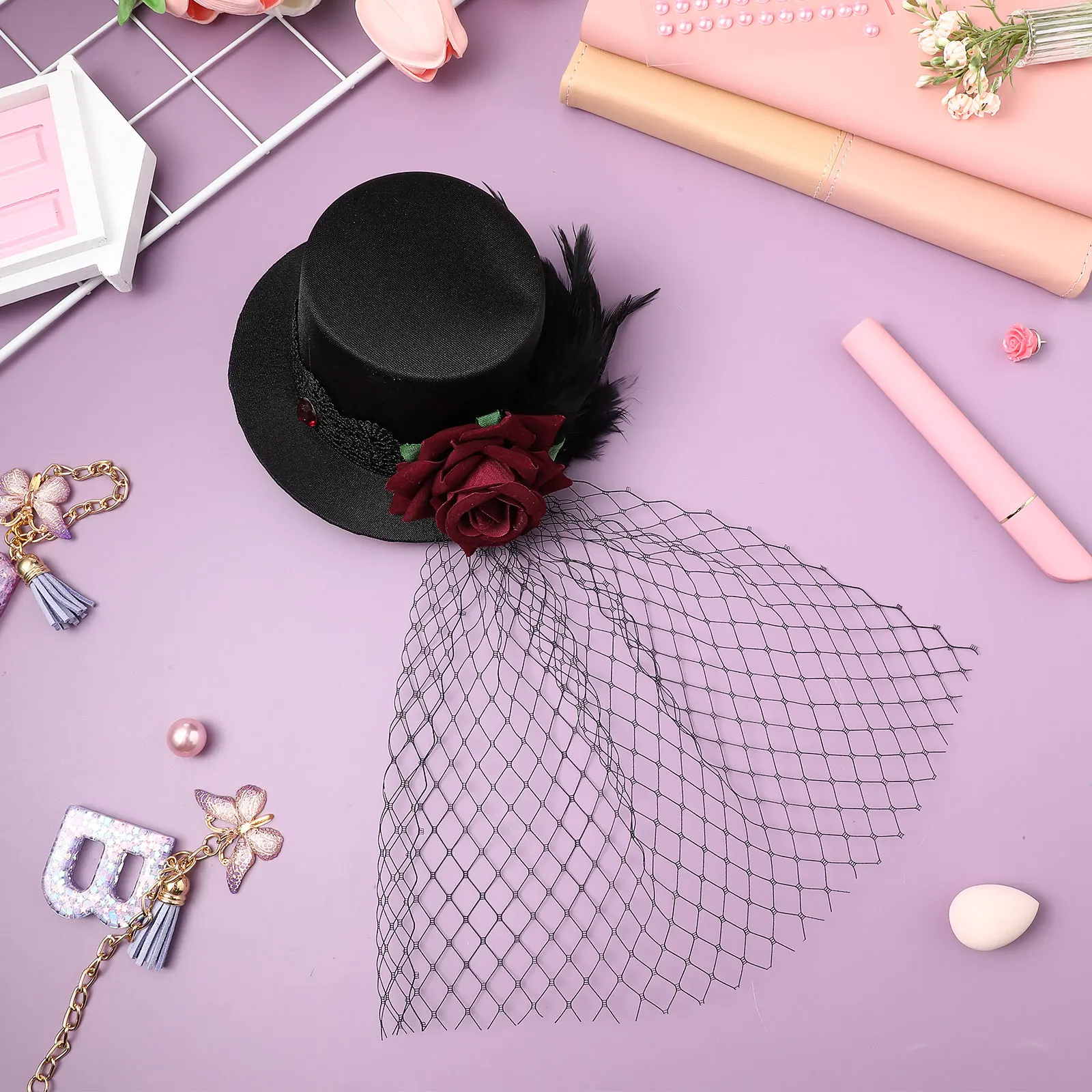 

Retro Satin Hairpins Vintage Style Bobby Pins for Women Lightweight Comfortable Flower Decorative Party Headpiece