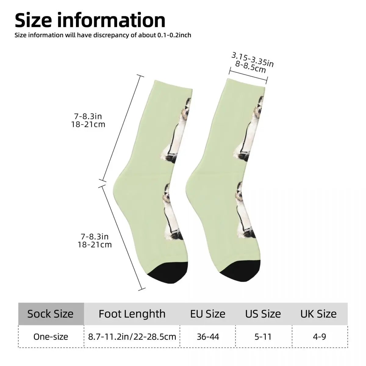 Llama The Photographer Unisex Winter Socks Outdoor Happy Socks Street Style Crazy Sock