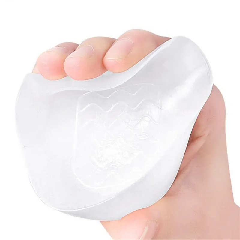 ارتفاع غير مرئية زيادة الجوارب سيليكون ، منصات كعب هلام ، دعم قوس العظام ، كعب وسادة باطن نعل ، تدليك القدم ، للجنسين #3