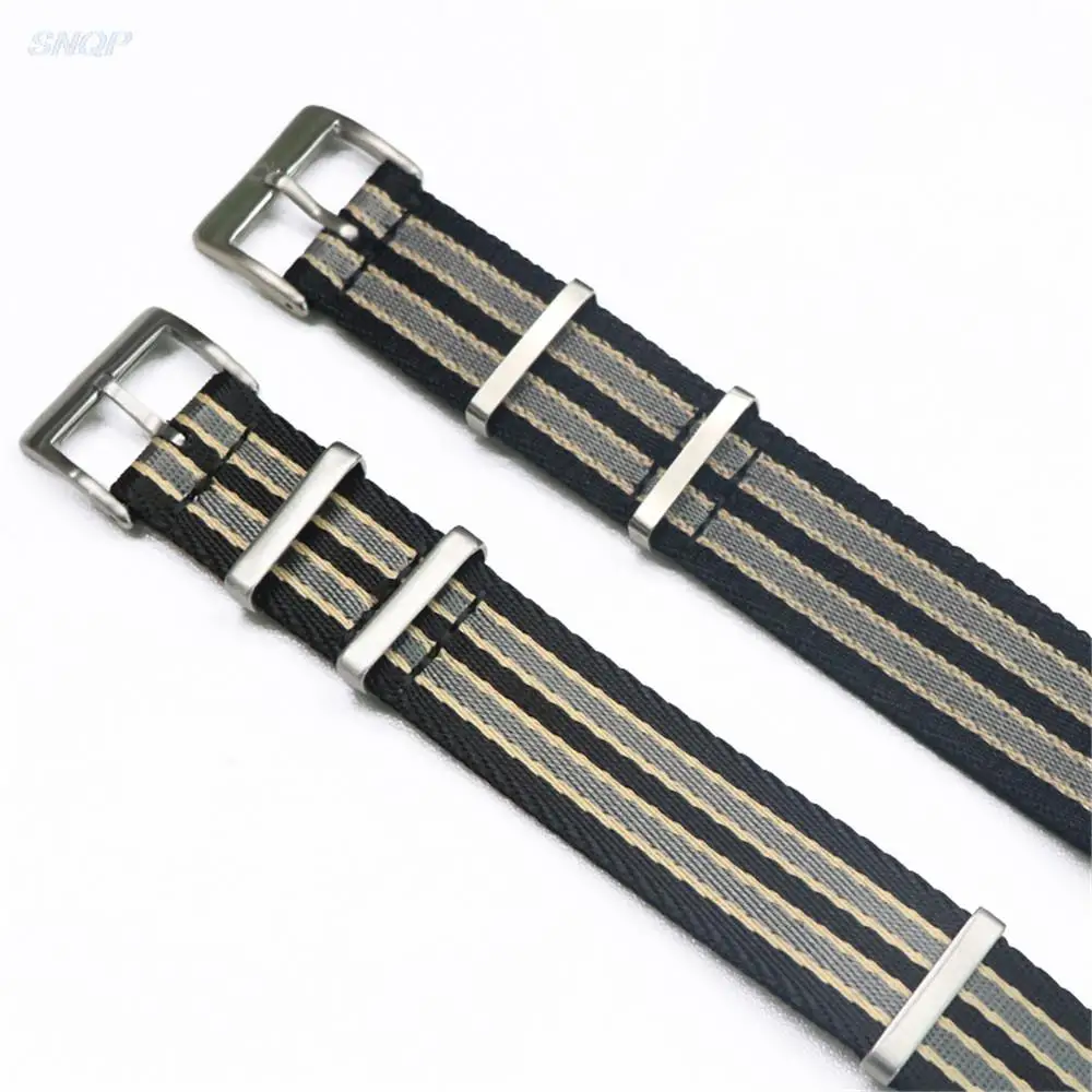 18mm 20mm 22mm Nylon Canvas Watchband Sport Watch Strap Wrist Band Bracelet for Omega Seamaster 300 for Seiko