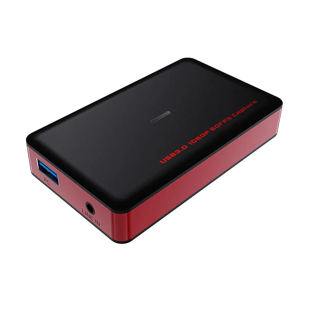 

Y&H 4K30 HDMI Capture Card 1080p60 USB 3.2 Gen 1 Type-C & USB-A Zero-Lag Pass-Through 3.5 mm Line-In Plug-Play