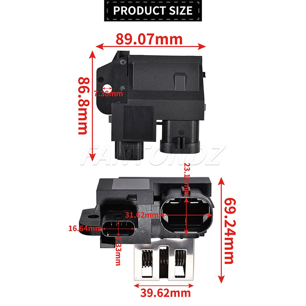 25230-00Q0J 2523000Q0J For Nissan Versa Kicks Sentra Radiator Heater Fan Blower Motor Resistor 25550-7773R 255507773R