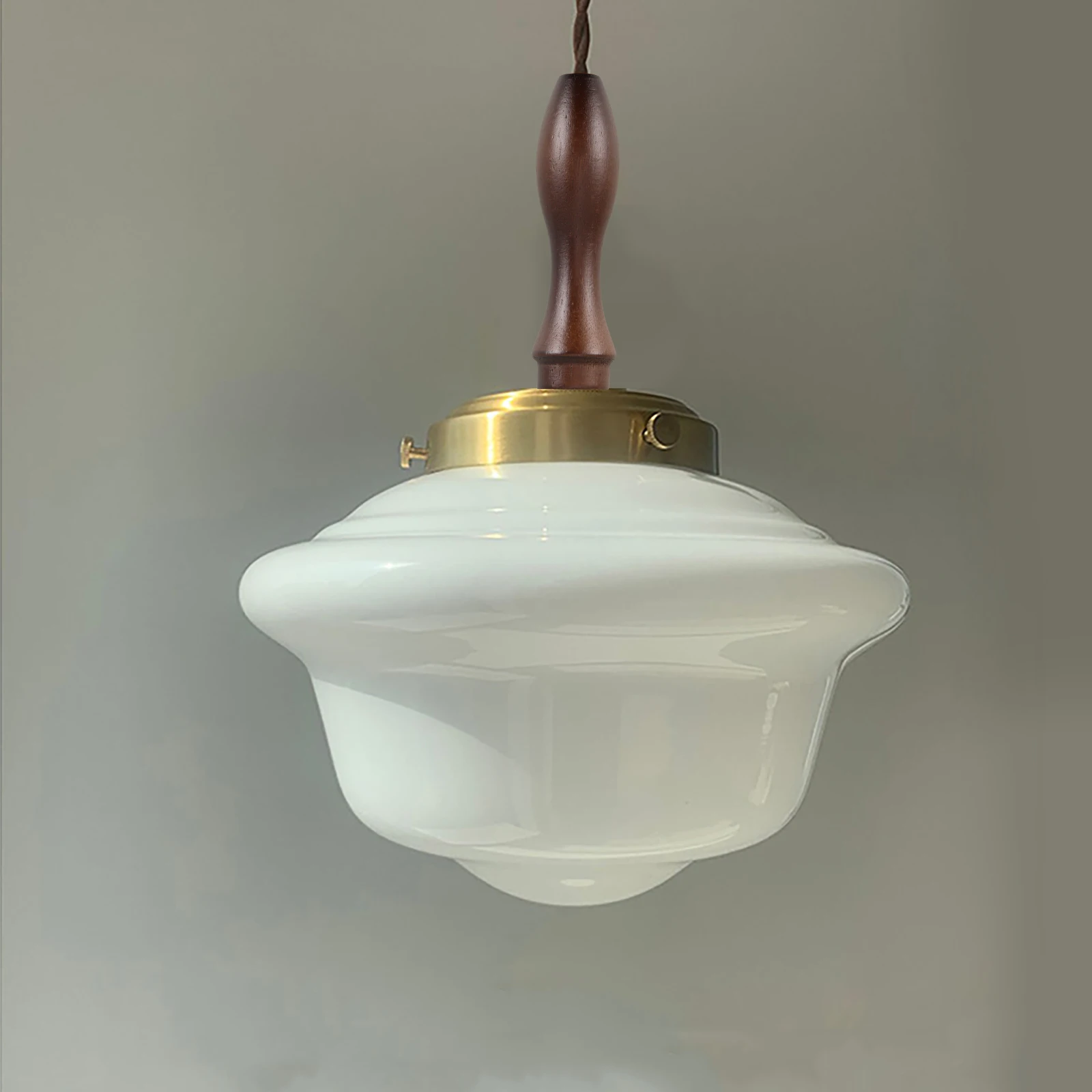 

Solid Wood Wooden Handle Lamp Accessories Pendant Lights Hanging Ceiling Fixing