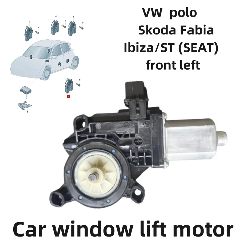 Passat Jetta POLO Skoda Fabia/Rapid Roomster OEM 6R0959801 6R0959802 Window lift motor 561959811 561959811B 561959812C 561959701