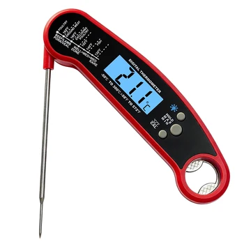 LMETJMA 0.5 Sec Instant Read Meat Thermometer Digital Waterproof Food Thermometer with…