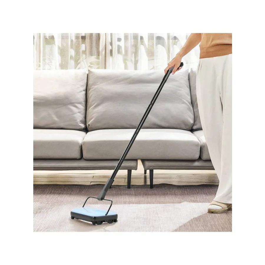 

Carpet Sweeper Manual, Floor Sweeper With 300 Ml Dustbin Capacity Easy To Empty, 6.7 Inch Cleaning Width For Home Office Carpet