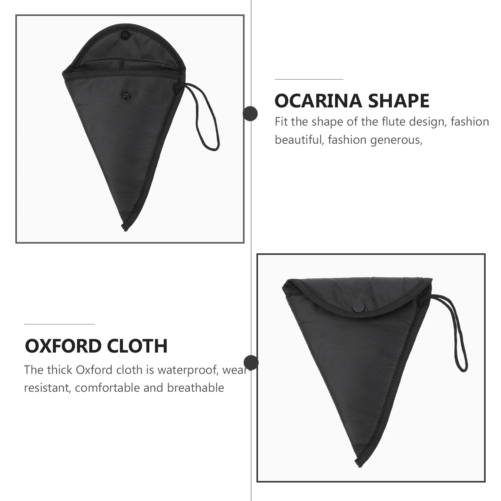 

5pcs Ocarina Storage Bags Oxford Cloth Protector Pouch Waterproof Non-Slip Portable Instrument Accessories For Ocarina Parts