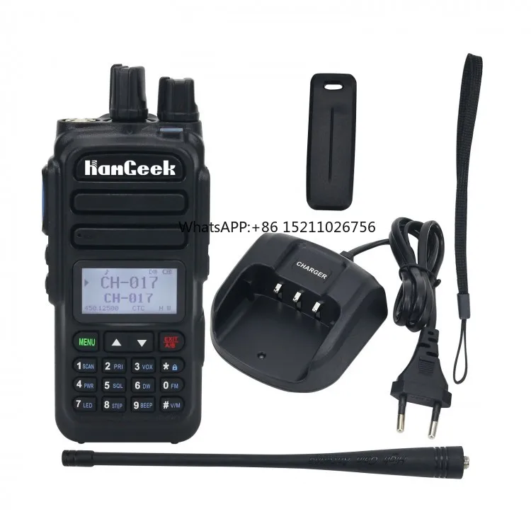 

HamGeek FB-8 VHF UHF Handheld Transceiver 15W IP54 Full Band Radio Walkie Talkie Supports AM FM