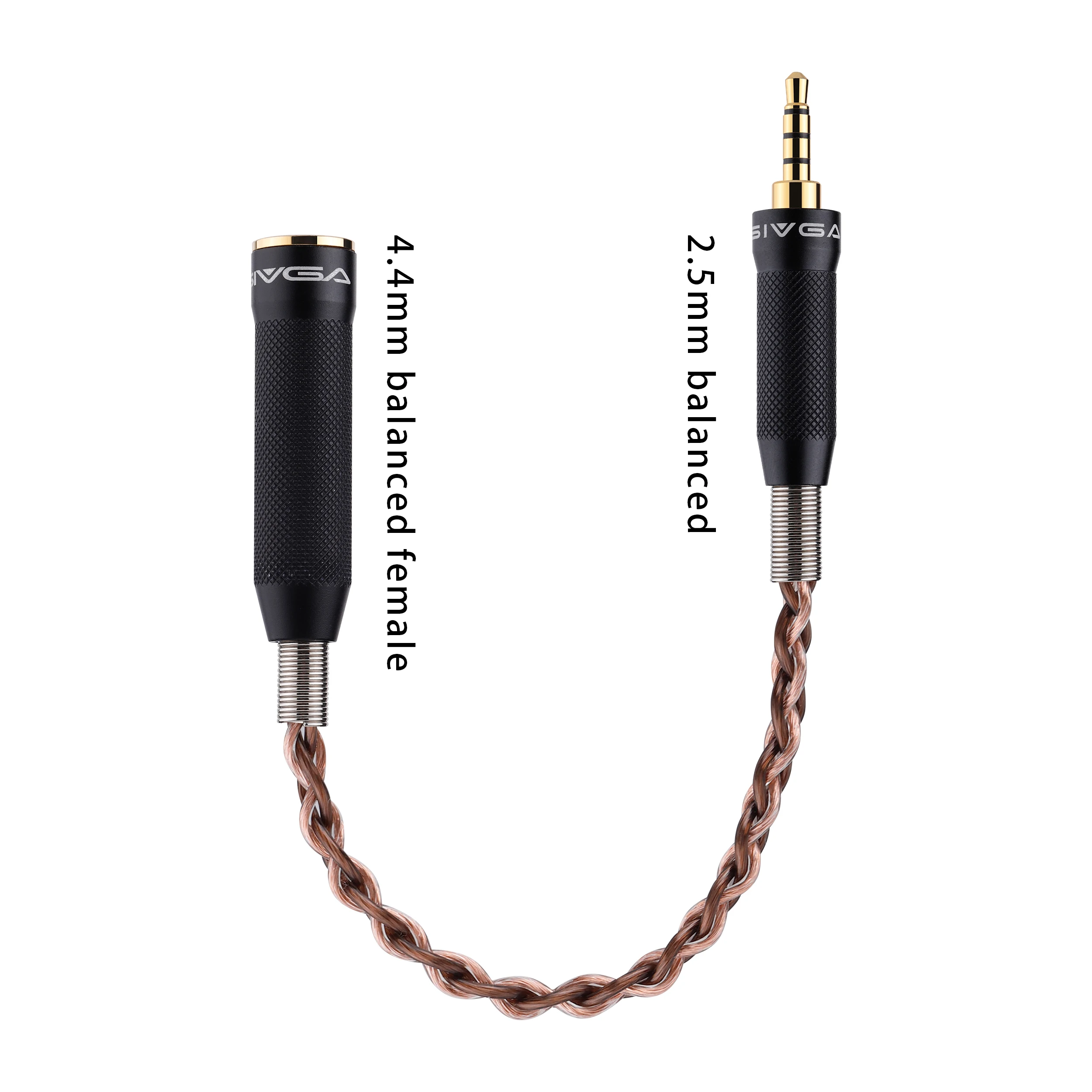 SIVGA Audio Adaptor 6N Single Crystal Copper OCC 4.4mm Female to 2.5mm/ 3.5mm/ 6.35mm/4 PIN XLR Male Audio Adapter