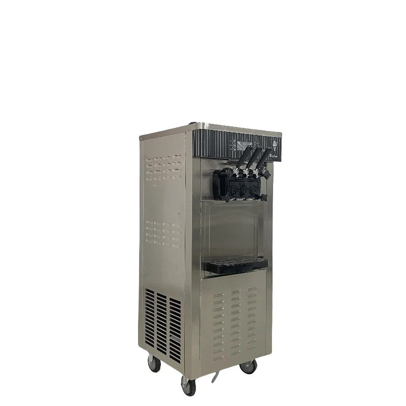 Korean 20L/H Hot Selling Soft Milk Ice Cream Making Machine Professional Coffee Shop Swirl Snowflake Ice Cream Making Machine