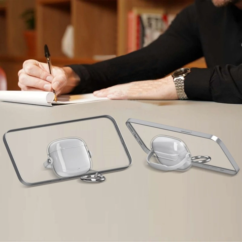 

Premium Cover For Huawei FreeBuds SE3/SE2 - Transparent Lock Buckle Design with Included Phone Stand