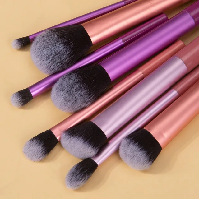Makeup Brush Kit Soft 8pcs Synthetic Hair Make Up Brushes Foundation Blush Eyeshadow Cosmetic Makeup Tools 6