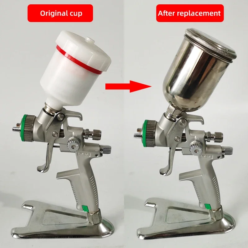 Suitable for SATA airbrush 4400 gun pot stainless steel 125 ml small repair gun can