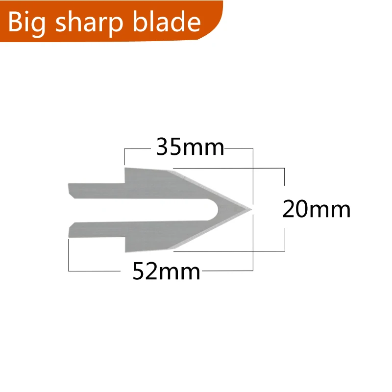 Electric Knife Durable Spare Blade For Hot Cutter Rope Nylon Cloth Heat Knife Accessories Webbing Belt Fabric Thermal Cut Blade