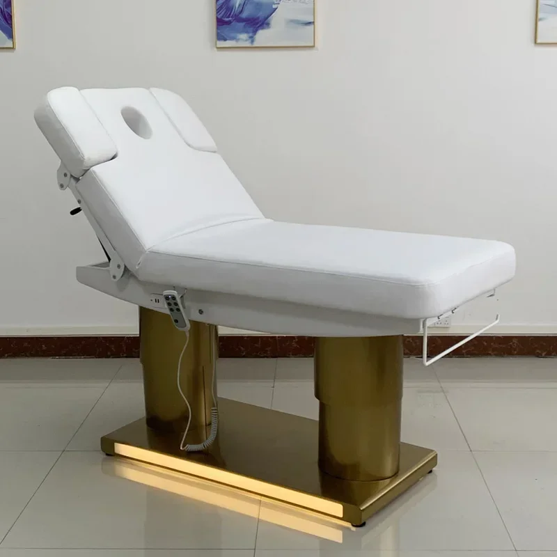 Electric Massage Table Bed Professional Beauty Chair Salon Eyebrow Eyelashes Medical Stretcher Foot Massager Poker Spa