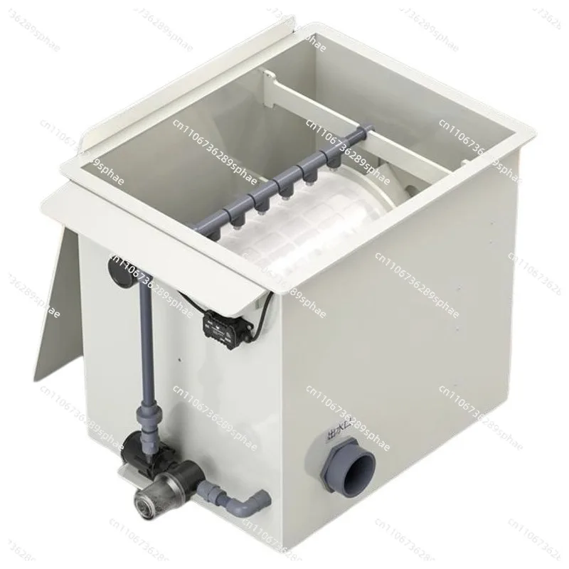Drum Microfilter, Fish Pond Automatic Backwash Cycle Fish Stool Separation Filter, Aquaculture microfilter