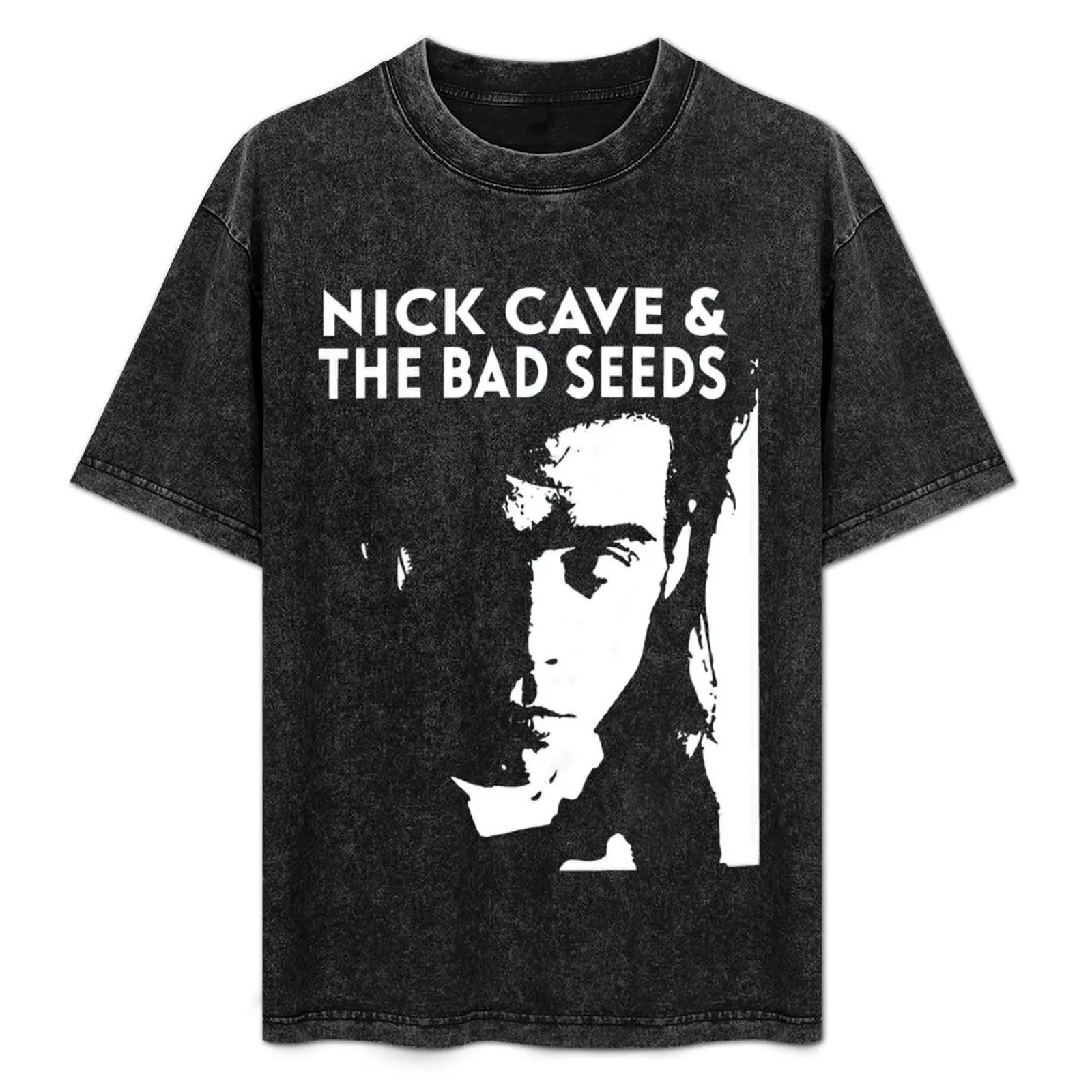 

Nick Cave And The Bad Seeds Retro Vintage Concert Tour T-Shirt Casual Holiday Short Sleeve Tee