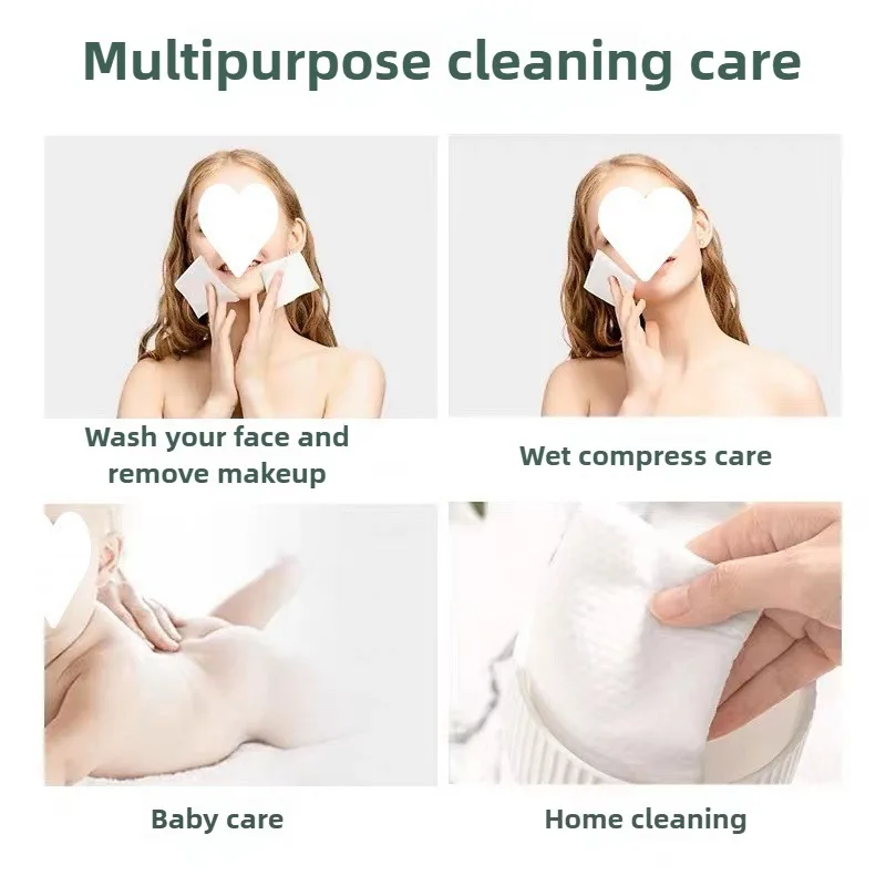 Reusable Thickened Face Towel, Pearl Cotton, Wet And Dry, Travel, Cleansing, Makeup Remover, Extractor Face Towel soft Fabric