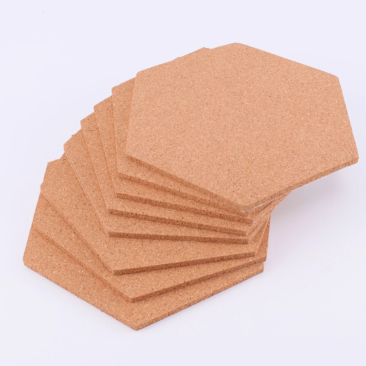 

8pcs Self-Adhesive Cork Board Bulletin Message Memo Notice Pin Boards Wall Mountable Writing Surface For Home Office Classroom