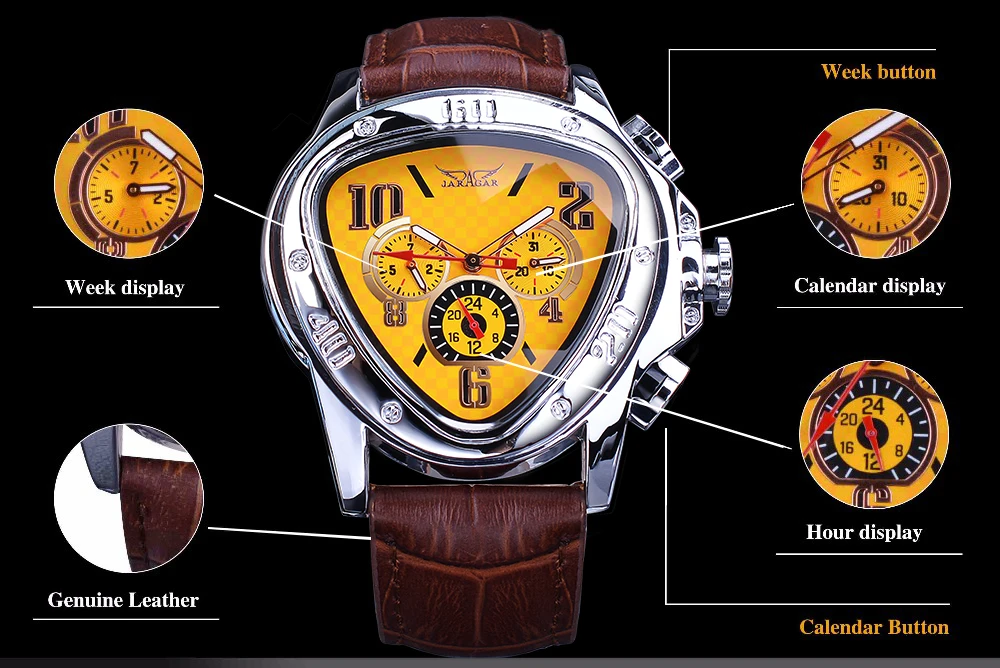 Men's 45mm Automatic Mechanical Watch