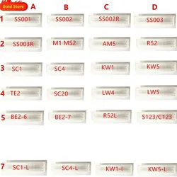LISHI repair hand tool SC1 SC4 KW1 KW5 S123 TE2 BE2-6 BE2-7 SC20 R52L LW4 LW5 ss002 ss001 SS003 SS003R