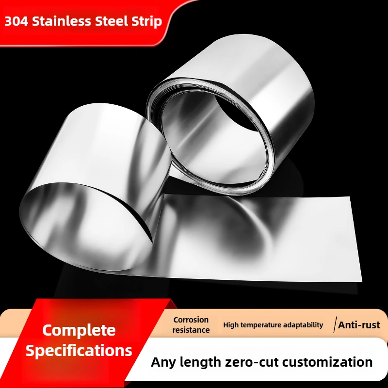 

304 Stainless Steel Belt Leather Sheet Steel Plate Steel Foil Coil Backing Plate Strip