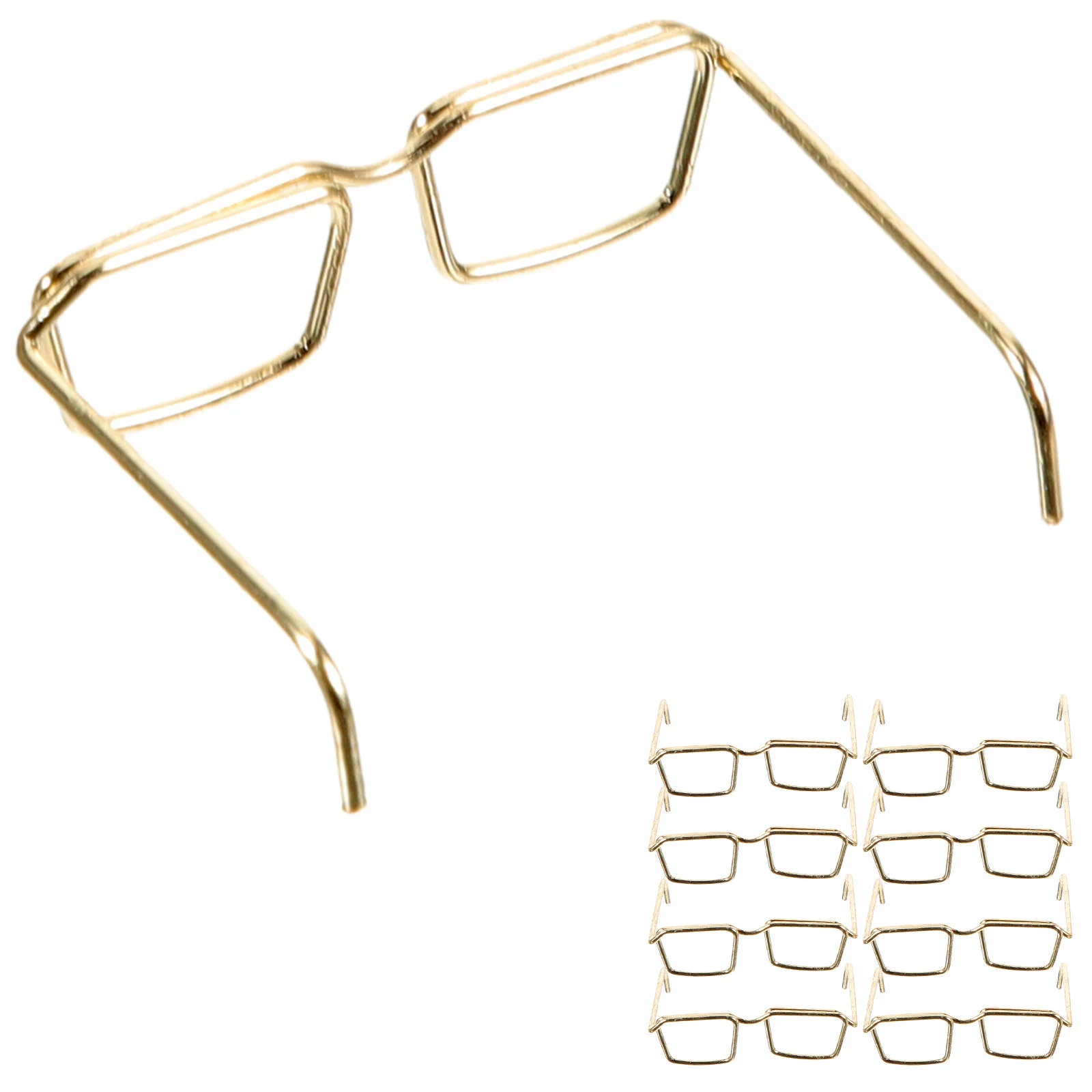 

10 pcs Dress-up Glasses Frame Decorative Glasses Frame No Lens Glasses glasses frame